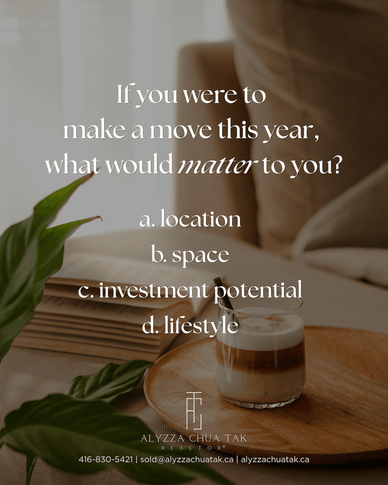 What matters most before your next real estate move